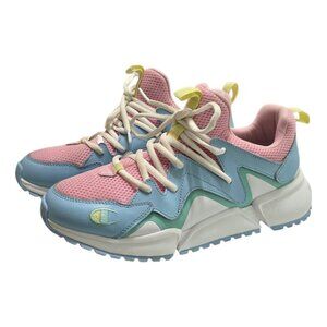 Champion Color Block Ripple High Top Athletic Sneakers Sz 10W